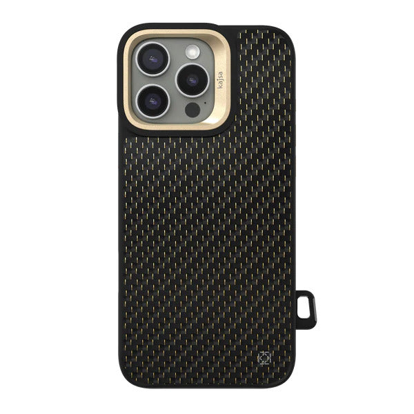 Kajsa Svelte Collection Real Carbon Fibre Back Case for iPhone 16 Pro Max