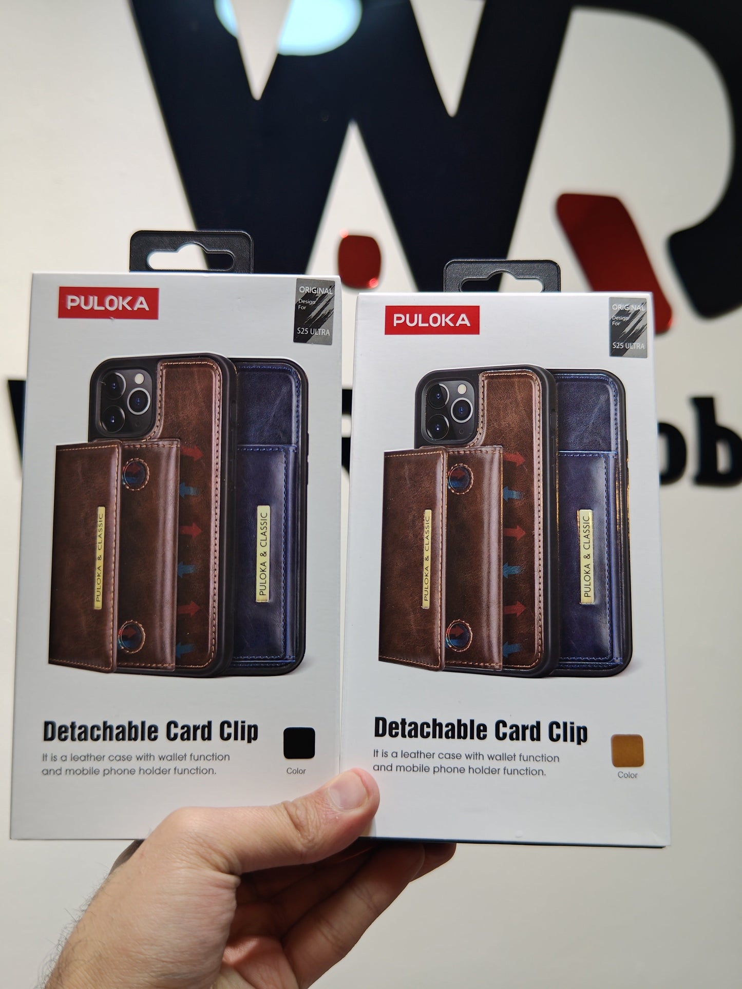 Puloka Detachable Magnet Wallet S25 Ultra
