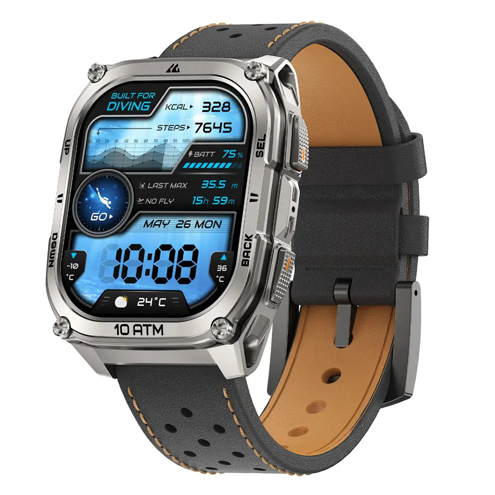 KOSPET 22mm Premium Archlan Leather Strap