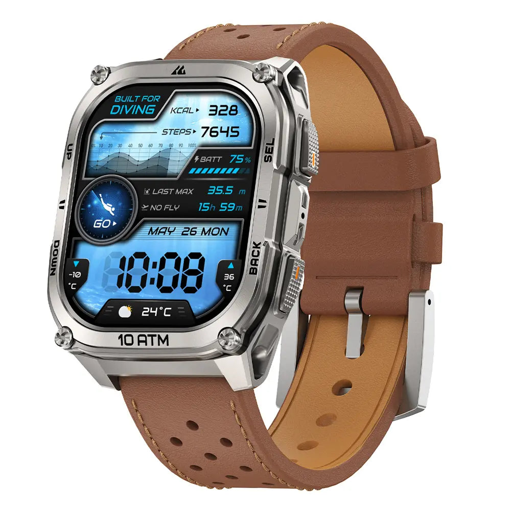 KOSPET 22mm Premium Archlan Leather Strap