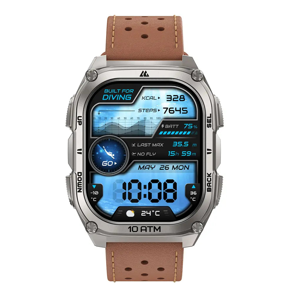 KOSPET 22mm Premium Archlan Leather Strap
