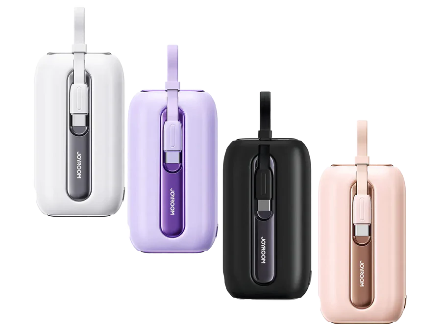 Joyroom 2000Mah Fast Charging Power Bank With Lightning & Type-C Dual Cables