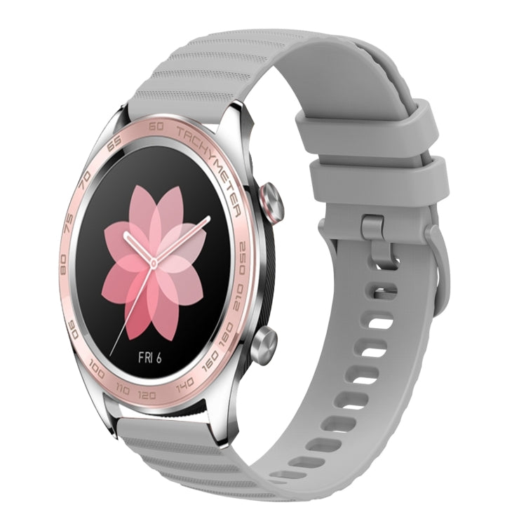 Sport Band Wavy Dot Pattern Solid Color 20 mm