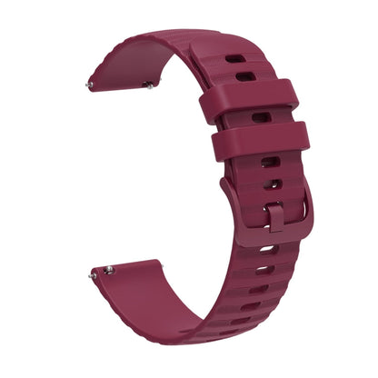 Sport Band Wavy Dot Pattern Solid Color 20 mm