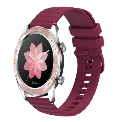 Sport Band Wavy Dot Pattern Solid Color 20 mm