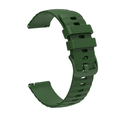 Sport Band Wavy Dot Pattern Solid Color 20 mm