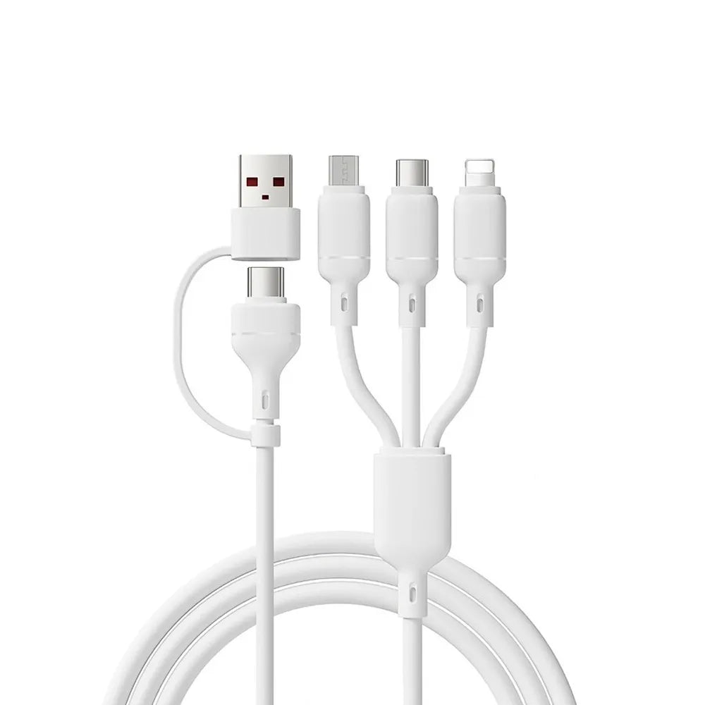 Wiwu Stellar Usb-A+USB C To Micro + USB-C+Ip Cable