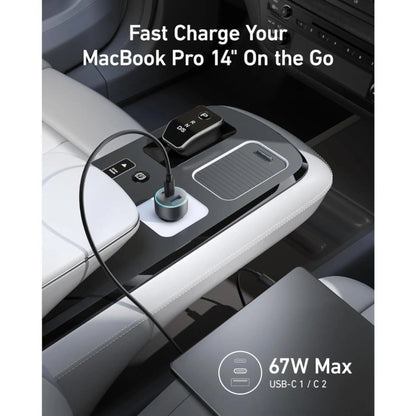 ANKER 335 67W Car Charger with 3ft Type-C Cable