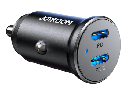 JOYROOM 30W mini Metal Car Charger CCN06 C+C