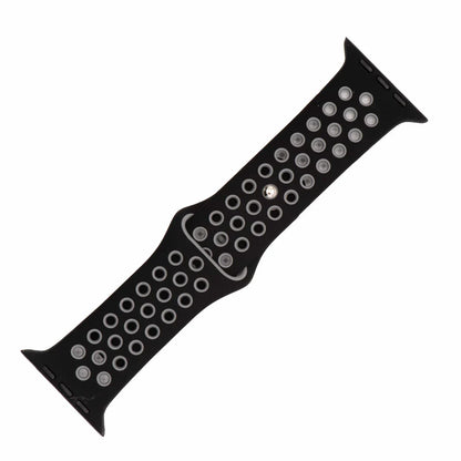 Two Colored Sport Silicone Watch Strap 22mm