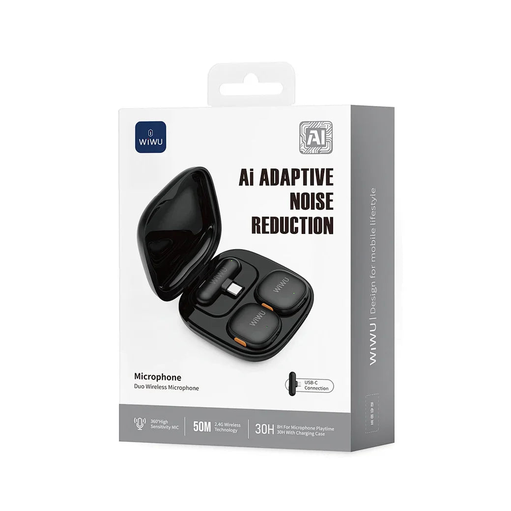 WIWU Microphone Duo Wireless Microphone AI