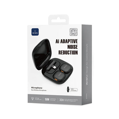 WIWU Microphone Duo Wireless Microphone AI