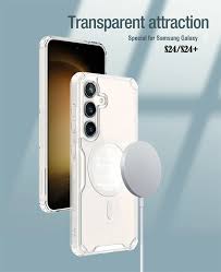 Clear Magnetic Case For Samsung Galaxy S24 Plus