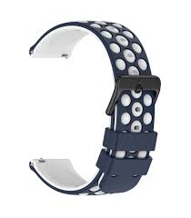 20mm Two Colored Sport Silicone Watch Strap