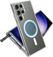 Clear Magnetic Case For Samsung Galaxy S24 Ultra