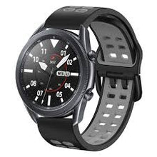 20mm Dual Adjustment Holes Silicone Watch Strap With Buckle