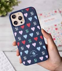 Santa Barbara Polo Leather Heart Case For iPhone 13 Pro