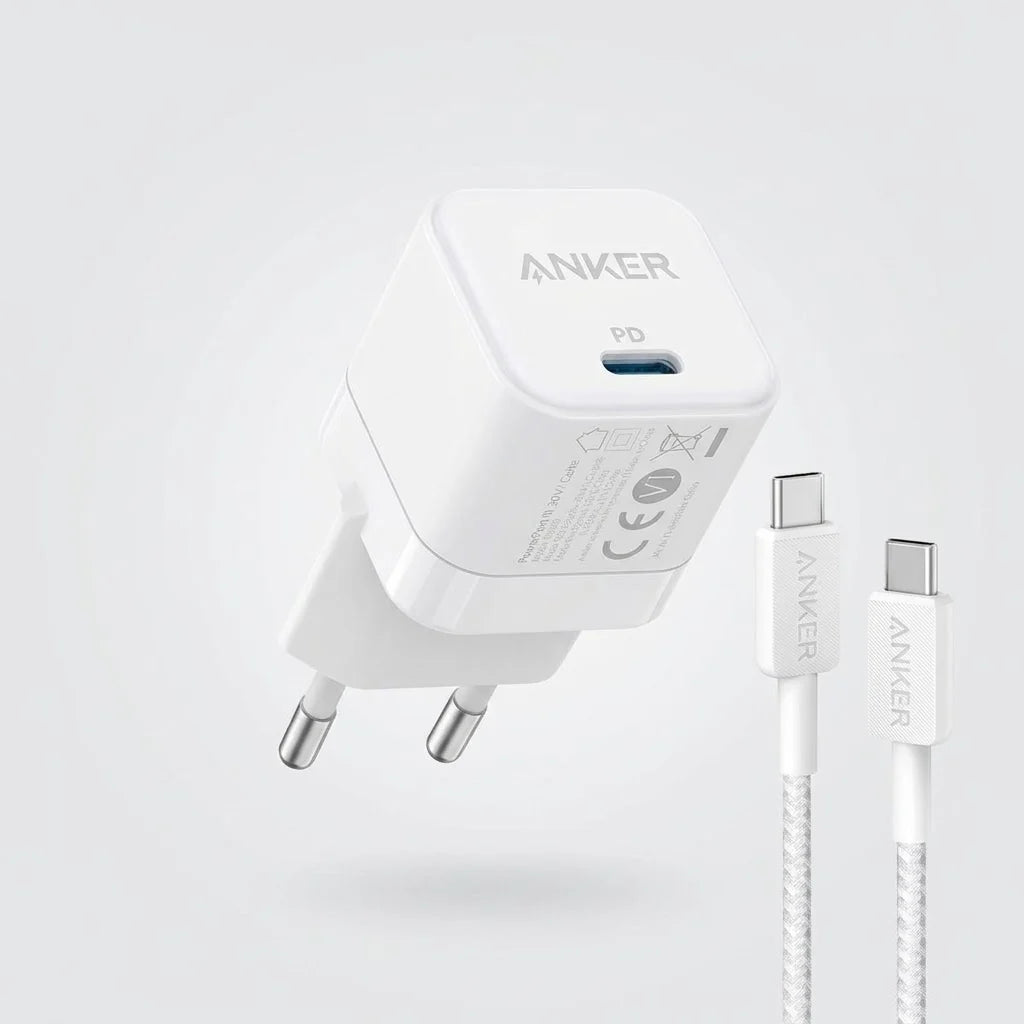 ANKER Zolo 20W Charger + USB-C Cable