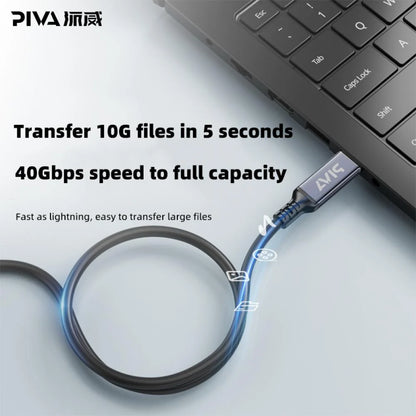 PIVA DC‑01 Type‑C Extension Cable (Thunderbolt 4)