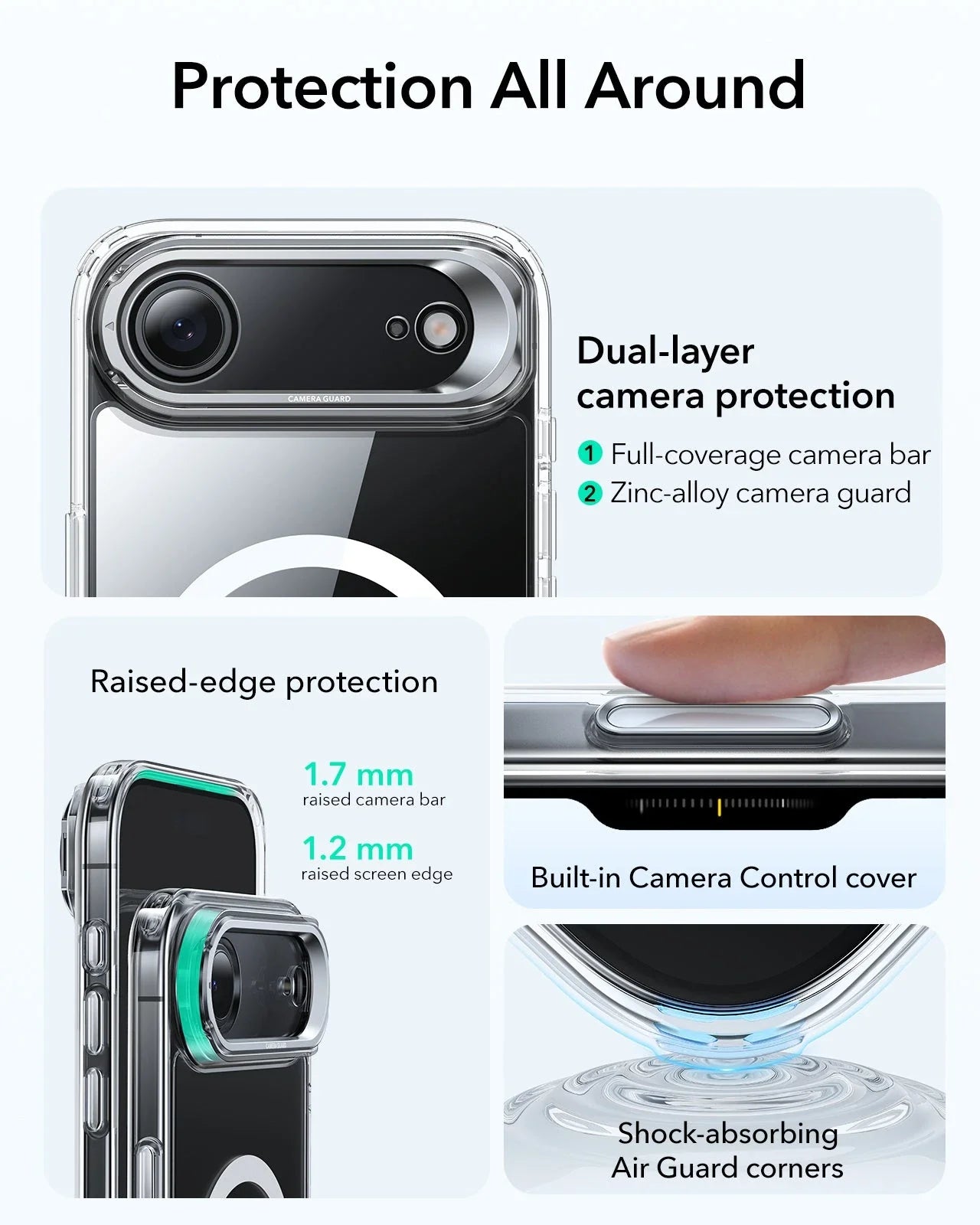 CLEAR CASE MAGNETIC FOR IPHONE 17 AIR
