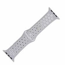 Two Colored Sport Silicone Watch Strap 22mm