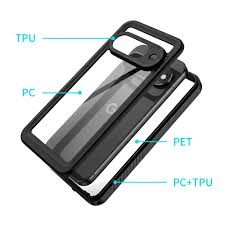 Clear With Frame Case For Pixel 11/11 Pro