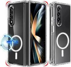 Clear Magnetic Case For Samsung Galaxy Z Fold 1, Samsung Galaxy Z Fold 2