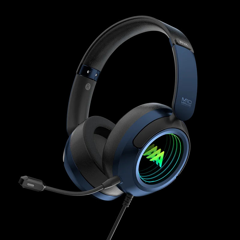 PIVA M10W 50mm Unit Esports Gaming 2.4G Wireless Headphones Built in Sound Card Headset for Bluetooth