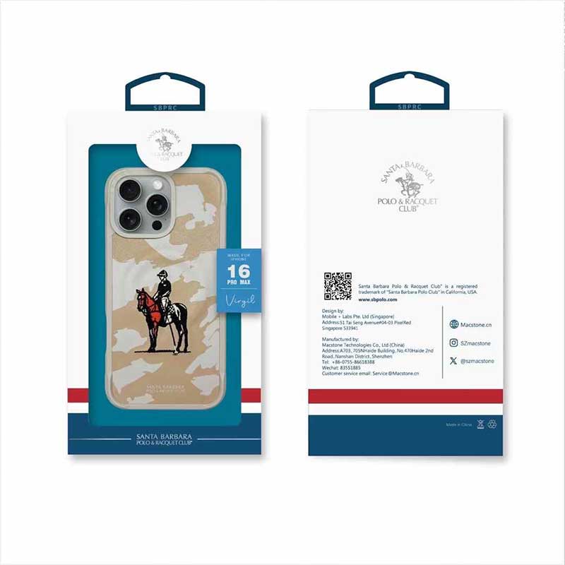 Santa Barbara Polo Virgil Case For iPhone 16 Pro Max