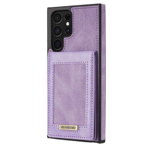 Puloka - Wallet Case - Multi-function luxury phone case Purple