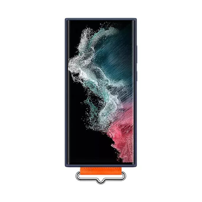 Samsung Silicone Cover With Strap For S22 Ultra