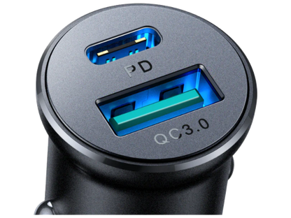 JOYROOM 30W mini Metal Car Charger CCN06 C+C