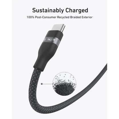 Anker USB C to USB C 240W Upcycled-Braided Fast Charging Cable